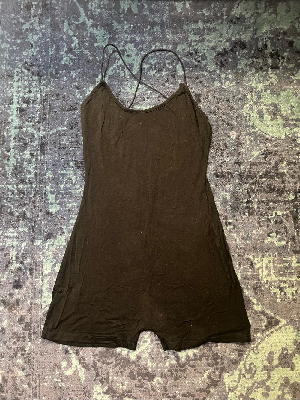 Women’s Black  Romper - Lightweight Strappy Backless Design